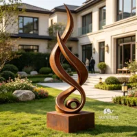 Abstract Fire Sculpture