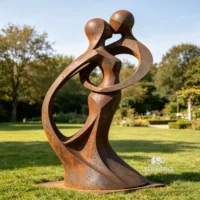 Abstract Lovers Garden Statue