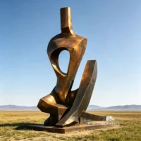 Bronze Abstract Body Sculpture