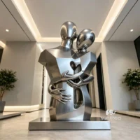 Couple Abstract Love Sculpture
