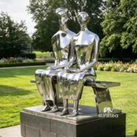 Decorative Abstract Lovers Sculpture