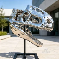 Full Size T-rex Skull Replica For Display