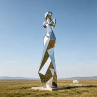 Geometric Abstract Body Sculpture