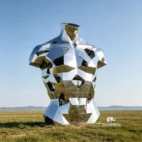 Geometric Abstract Bust Sculpture