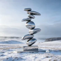 Giant Abstract Rock Sculpture