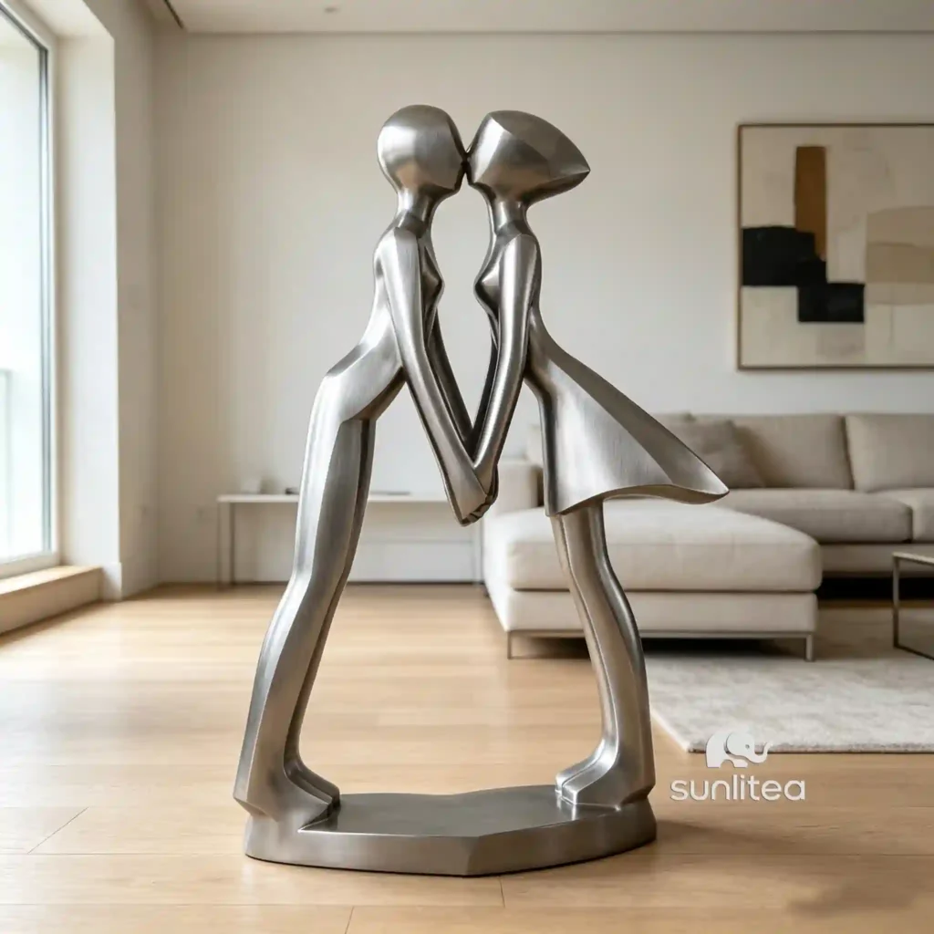 Home Decor Abstract Couple Sculpture