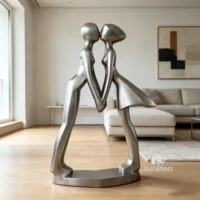 Home Decor Abstract Couple Sculpture