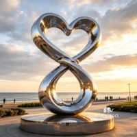Infinite Abstract Love Sculpture