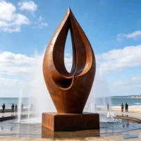 Large Fire Art Sculpture