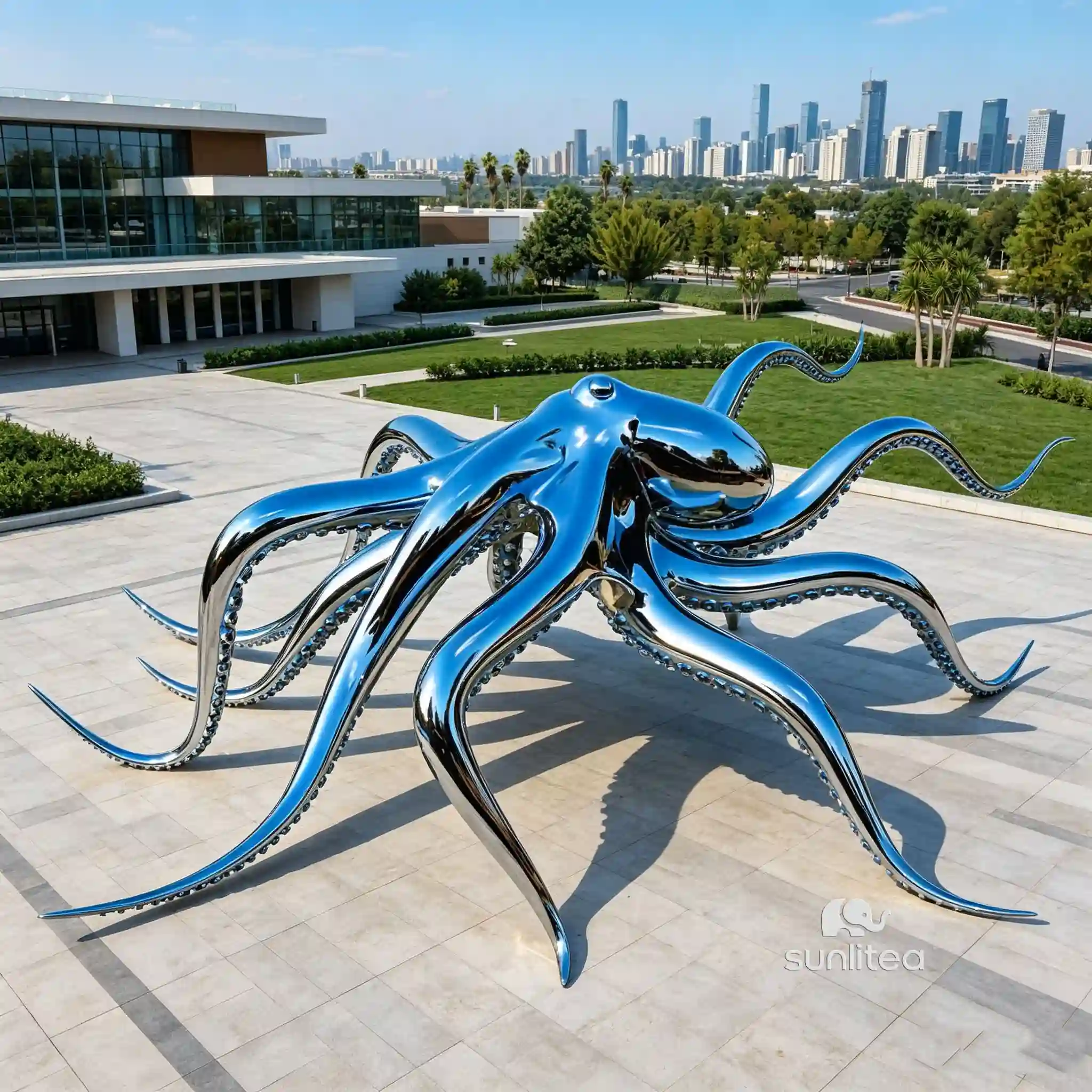 Large Octopus Statue