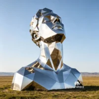 Modern Abstract Bust Sculpture