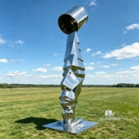 Modern Art Abstract Head Sculpture