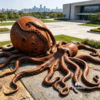 Octopus Lawn Sculpture