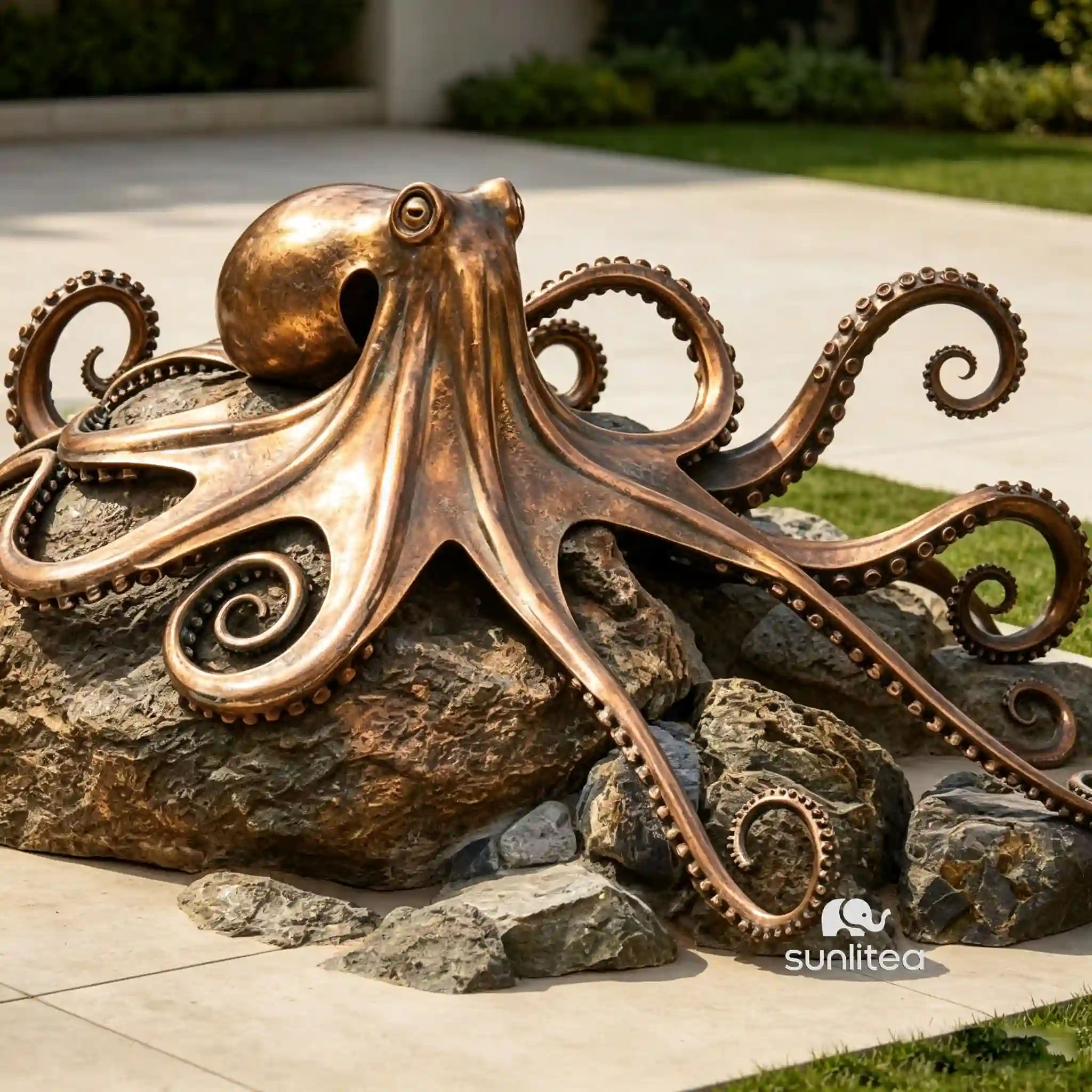 Octopus Yard Sculpture