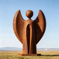 Outdoor Decor Abstract Angel Sculpture