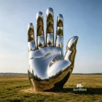 Outdoor Decorative Abstract Hand Sculpture