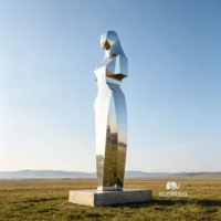 Stainless Steel Abstract Body Sculpture