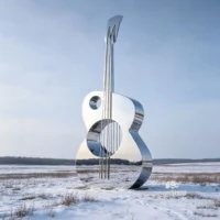 Sunlitea Abstract Guitar Sculpture