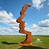 Wall Art Abstract Head Sculpture
