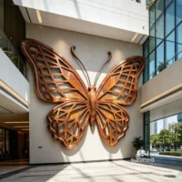 Wall Decor Abstract Butterfly Sculpture
